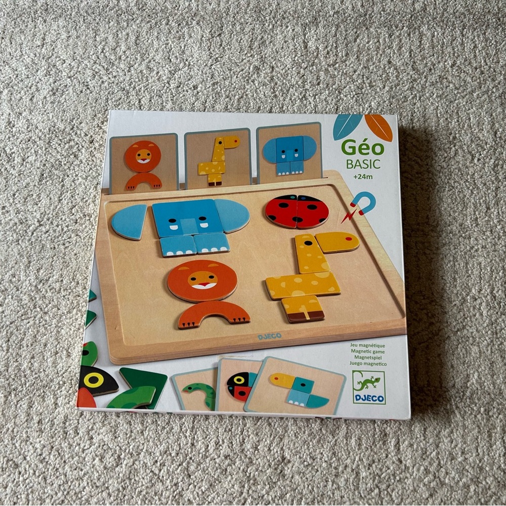 Djeco GeoBasic Magnetic Puzzle